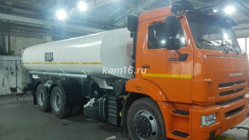 Автоцистерна для тех. воды ацн-10 КАМАЗ 65115 Е-5