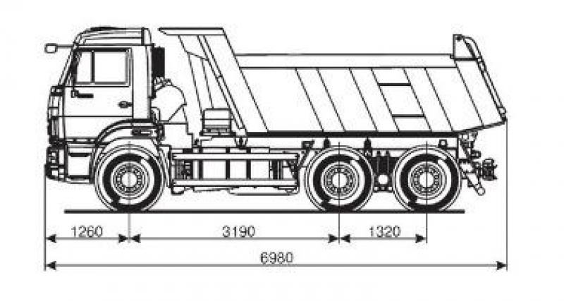 65115-4776058-50 Самосвал КамАЗ