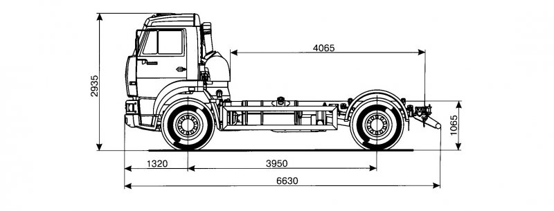 53605-773950-48(A5) Шасси КамАЗ